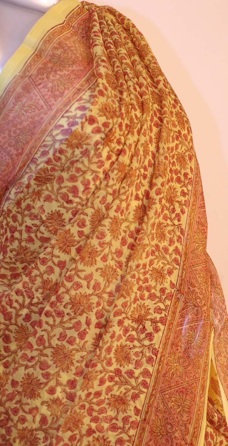 Floral Exclusive Finest Quality Pure Silk Chffion AI208393
