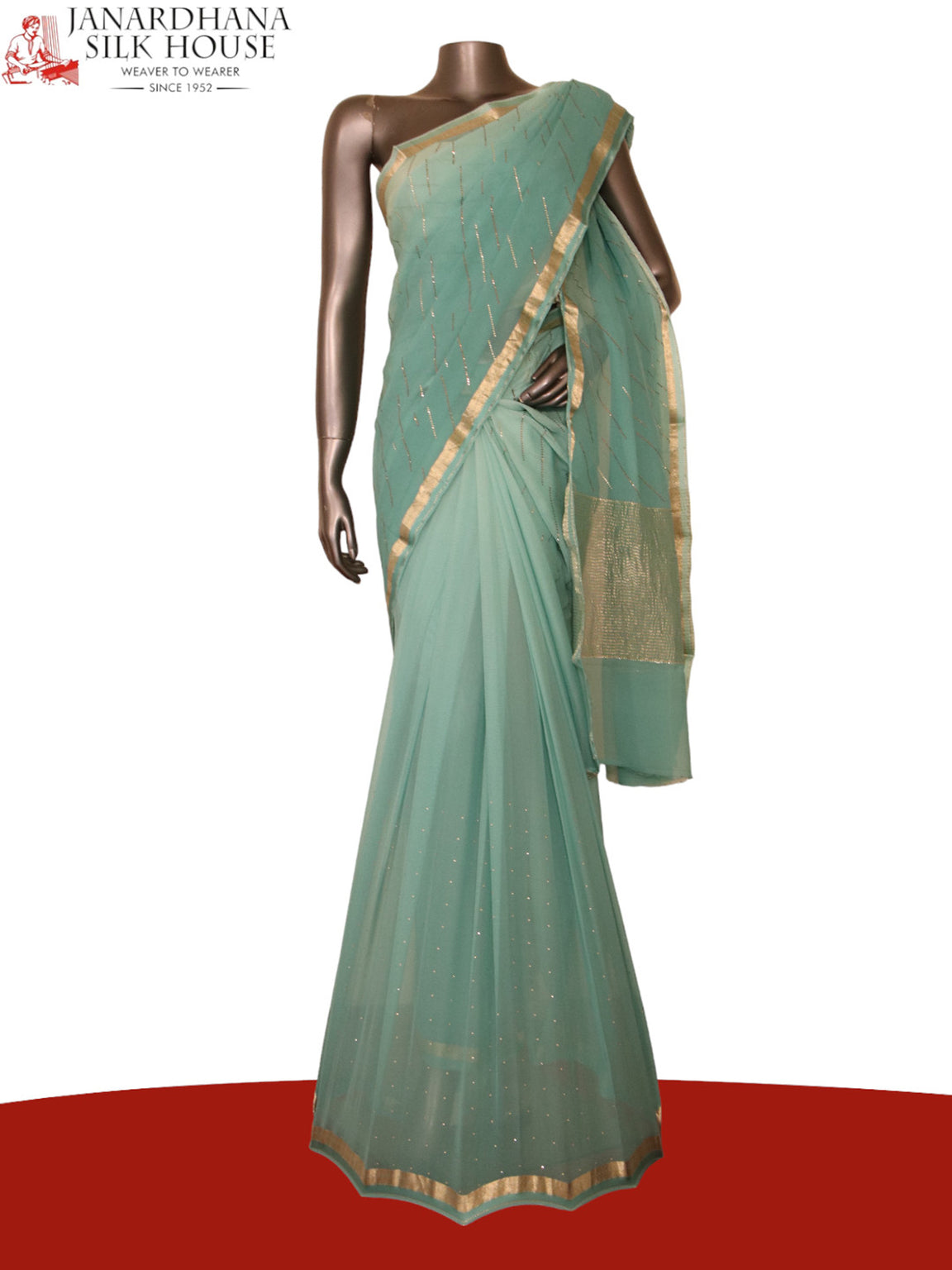 Designer Shaded Party Wear Pure Silk Chiffon AJ211835
