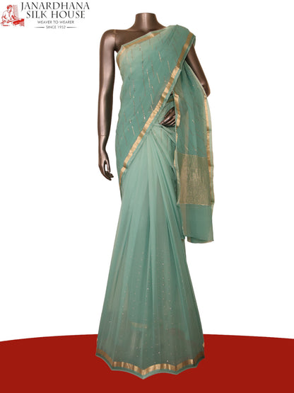 Designer Shaded Party Wear Pure Silk Chiffon AJ211835