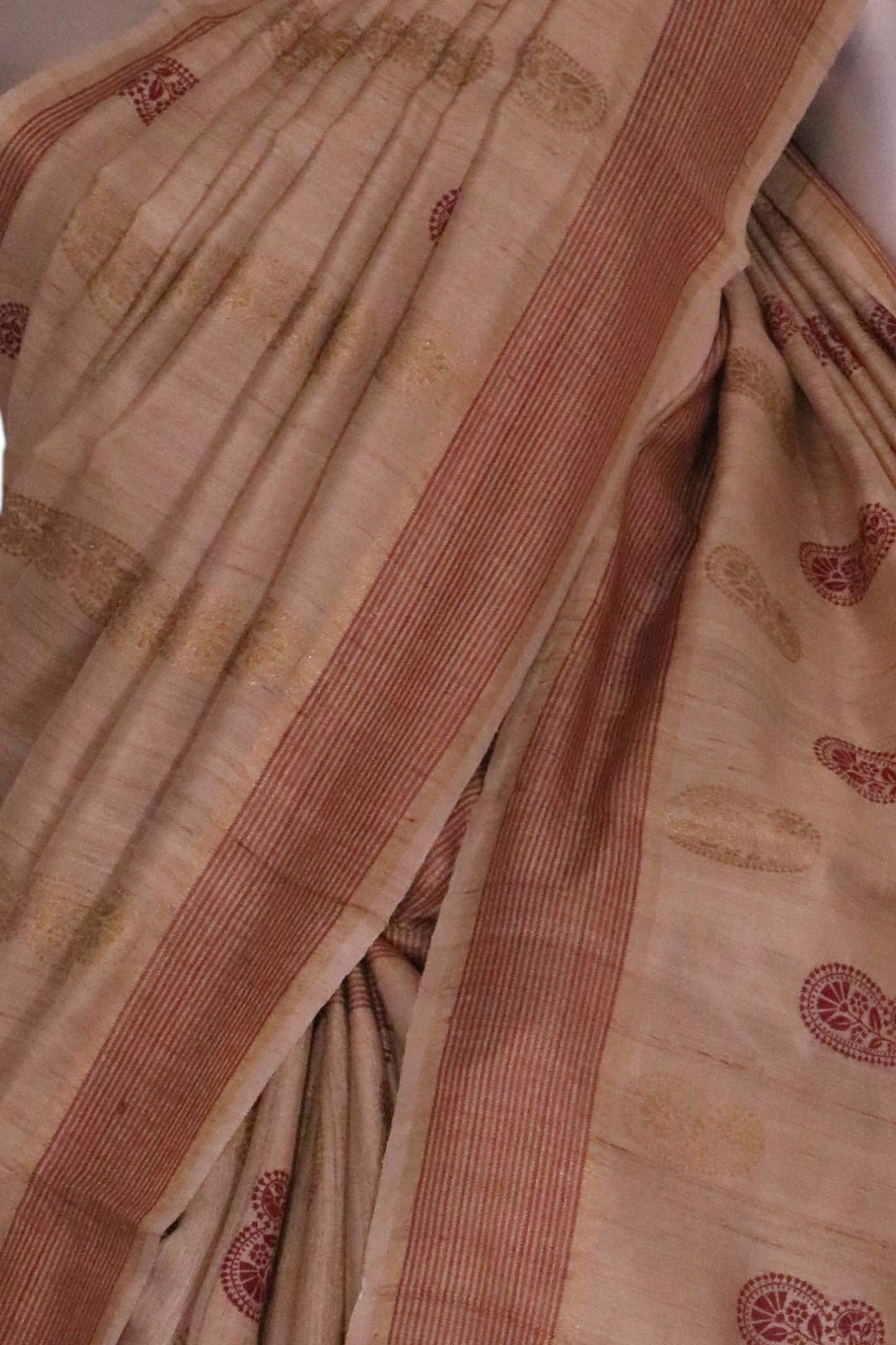 handloom pure tussar silk saree al203723