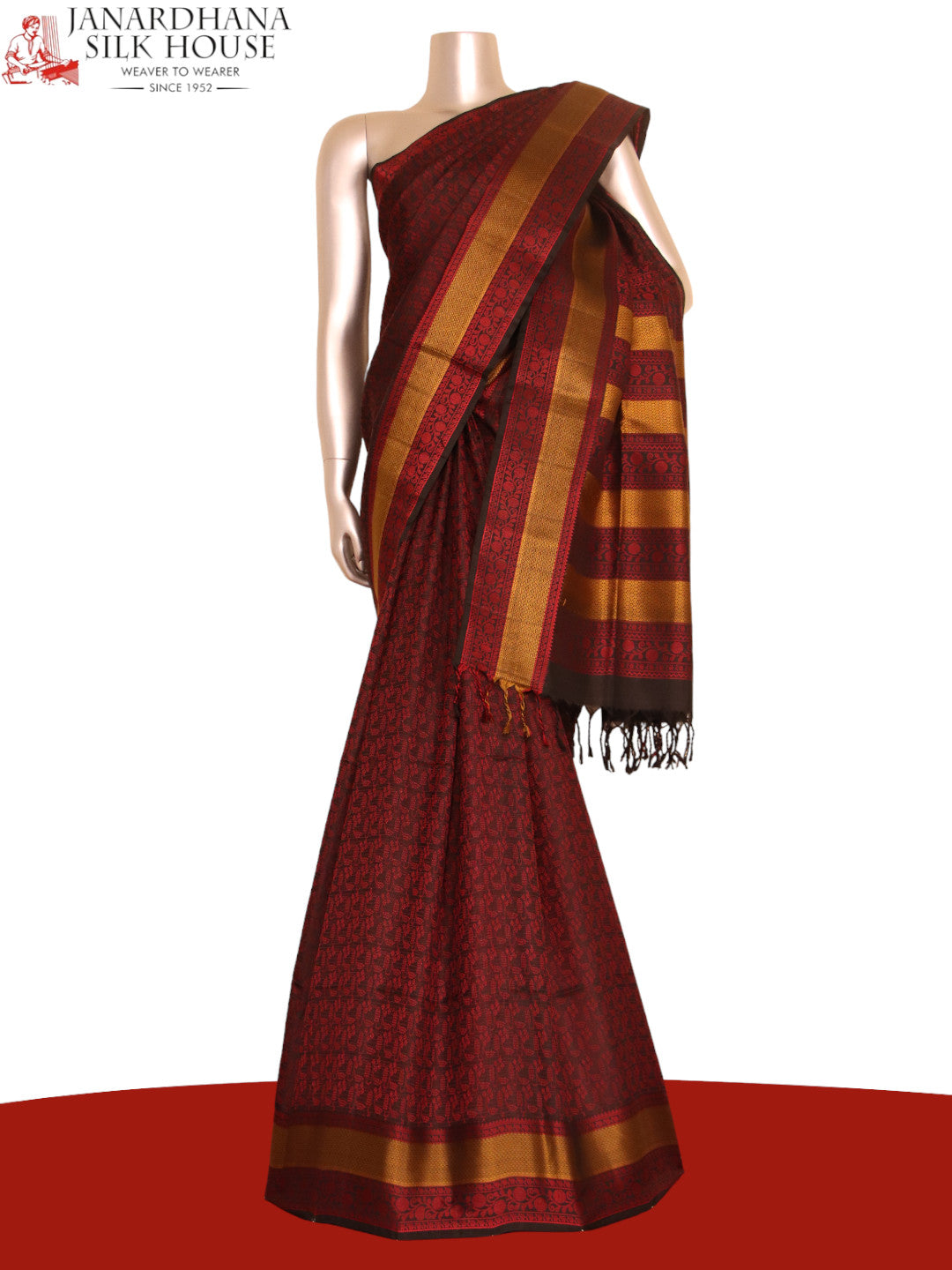 Exclusive Handloom Thread Weave Soft Silk Saree AJ210614