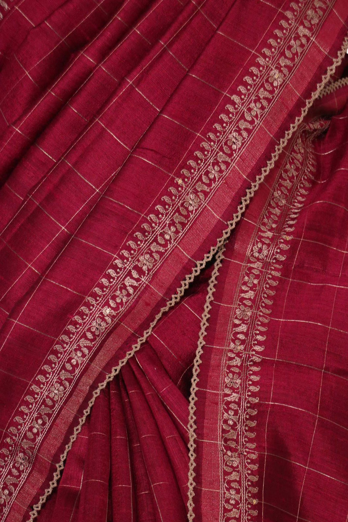 Handloom Pure Tussar Silk Saree AL209558