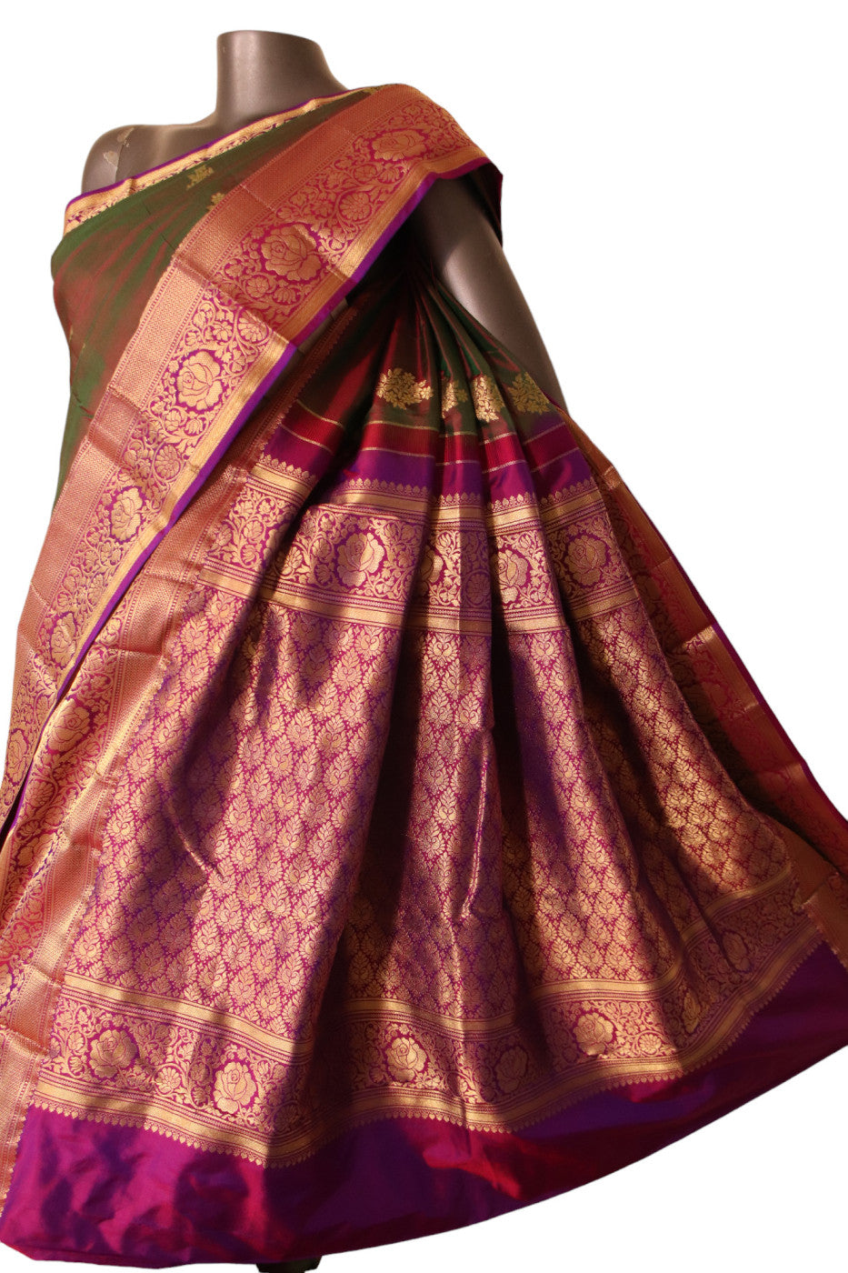 Traditional Grand Wedding South Silk Saree AJ208259