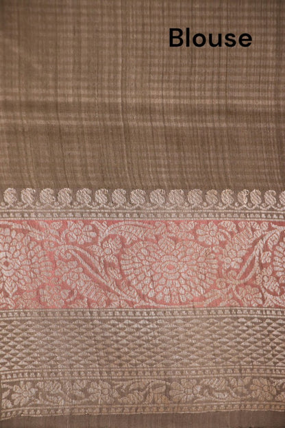 Pure Handloom Meenakari Soft Tussar Silk Saree AJ206373