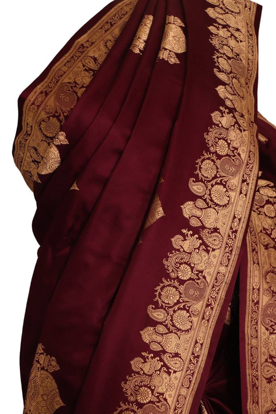 Exquisite Designer Wedding Banarasi Silk Saree AJ206385