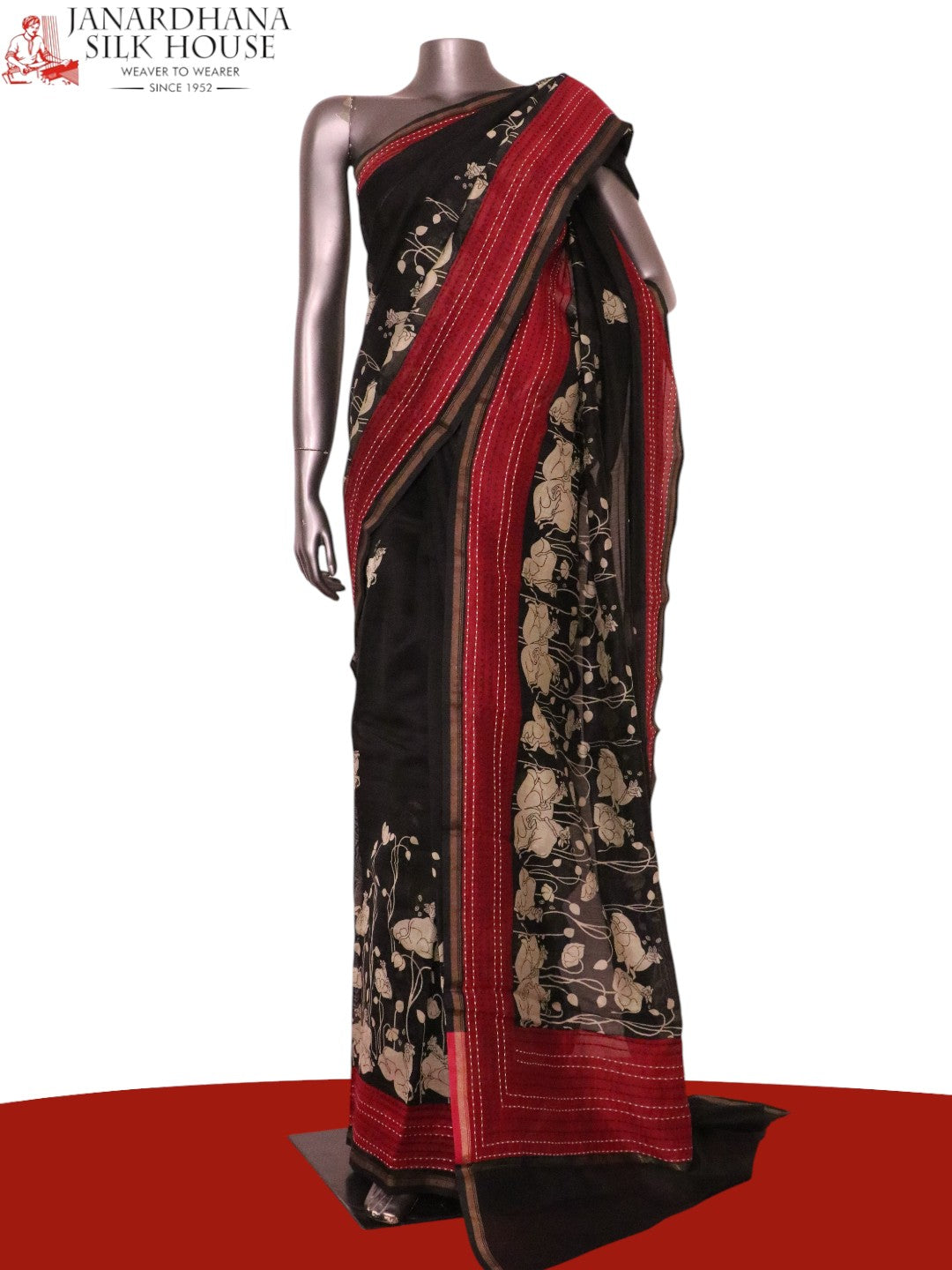 Exclusive Pure Chanderi Cotton Saree AL205689