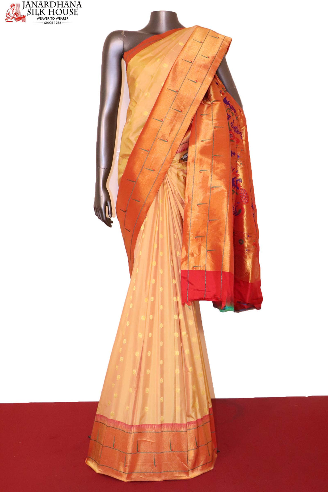 Grand Wedding Meenakari Paithani Silk Saree AI205396