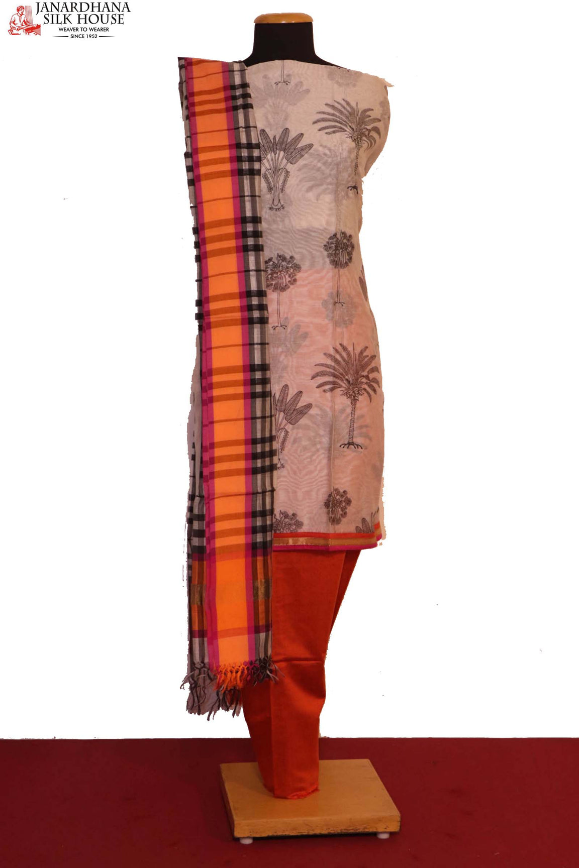 Exclusive Printed Pure Cotton Suit AE206936
