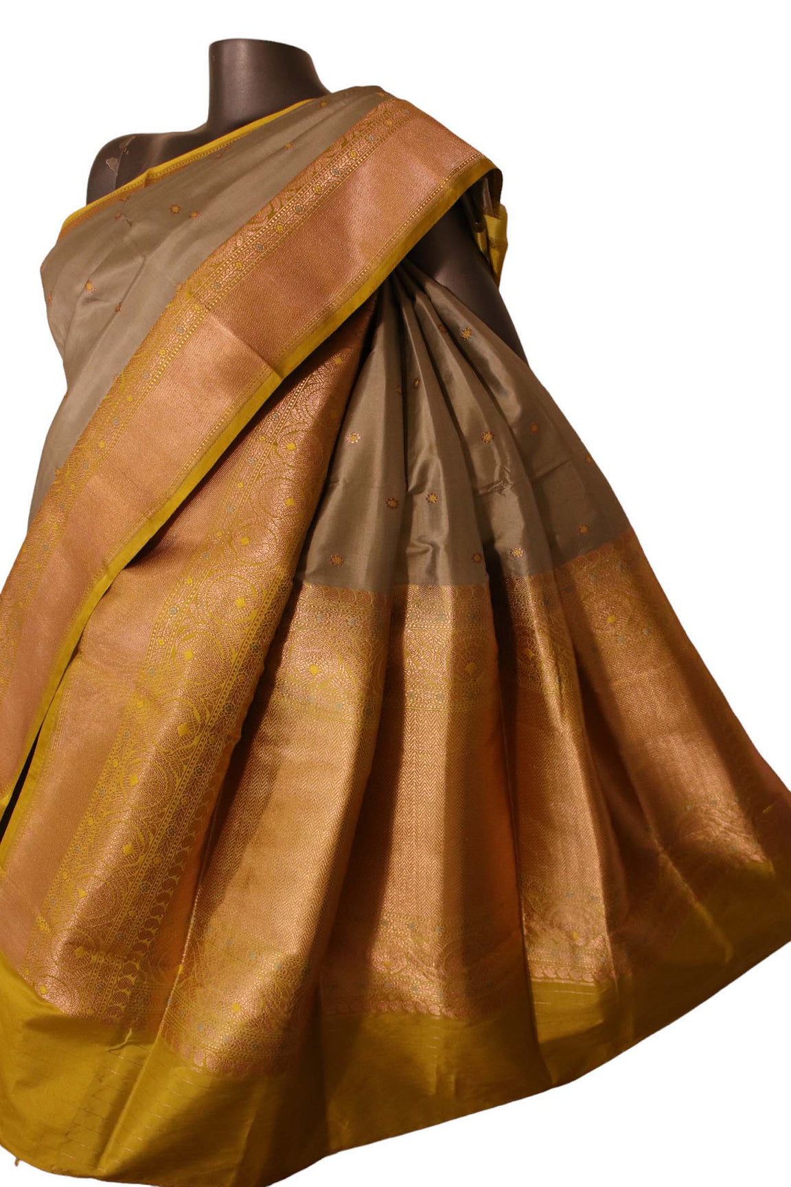 Contrast Classic Wedding Banarasi Silk Saree AJ210278