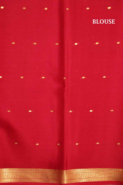 Traditional Butta Pure Mysore Crepe Silk Saree AI215073