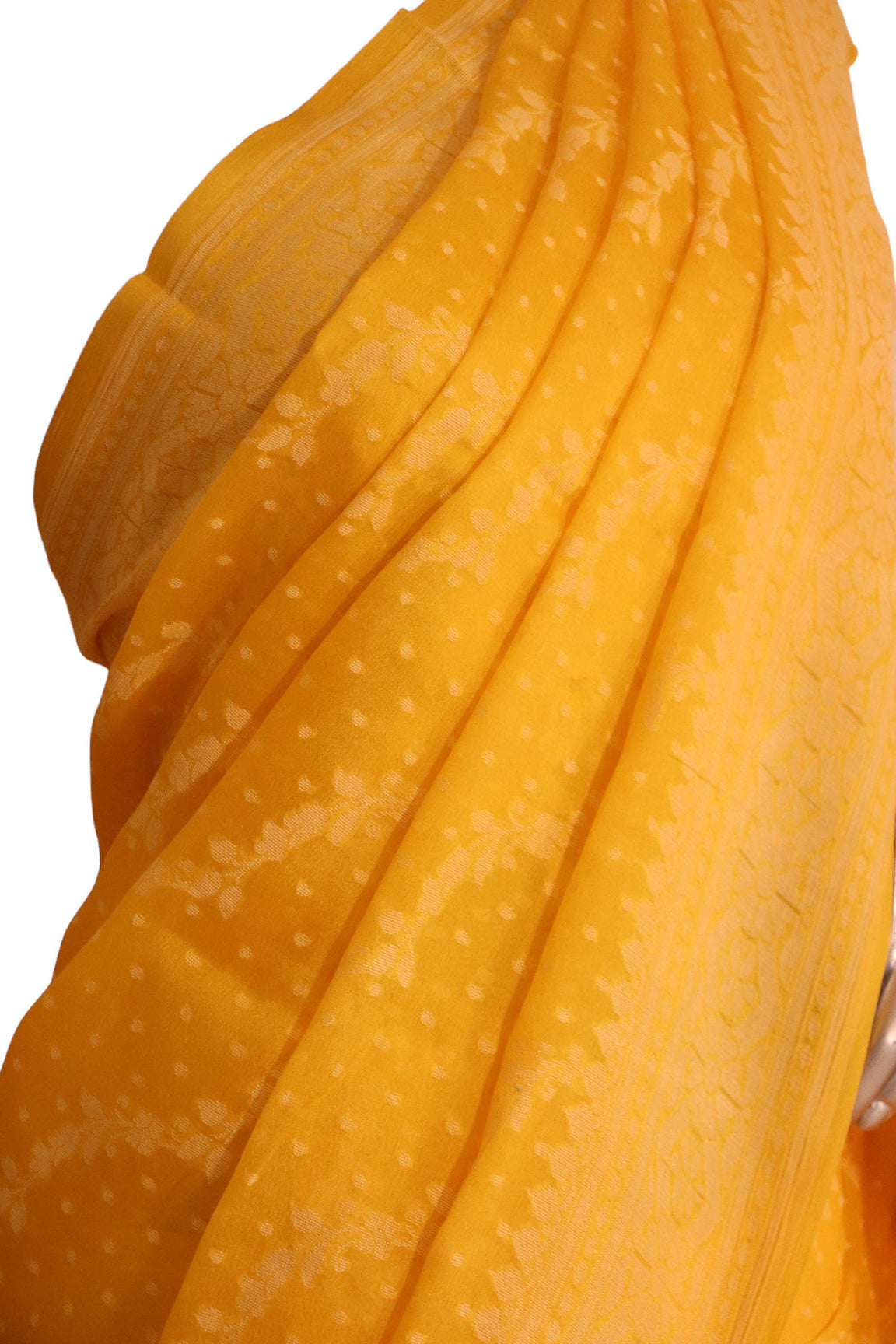Thread Weave Pure Crepe Silk Saree AJ211905