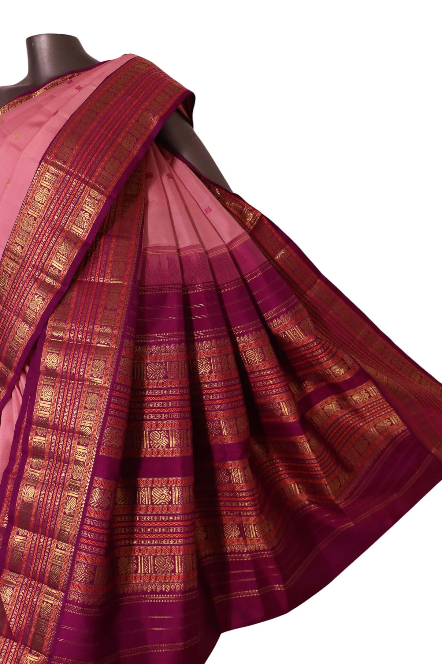 pure handloom kanjeevaram silk saree al202802