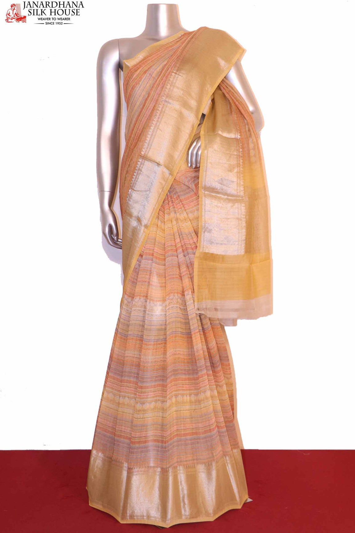 Exclusive Pure Linen Silk Saree AI201046