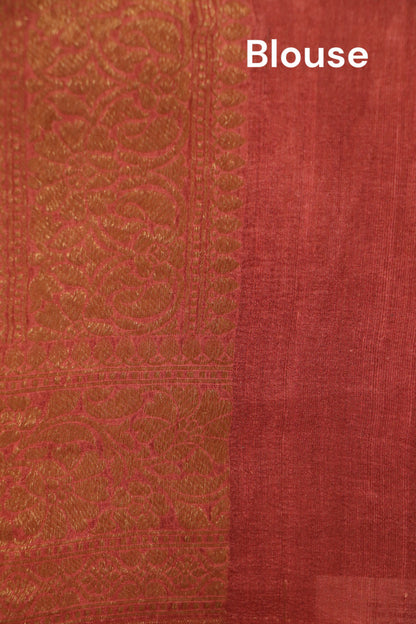 Designer Pure Tussar Silk Saree AJ210430