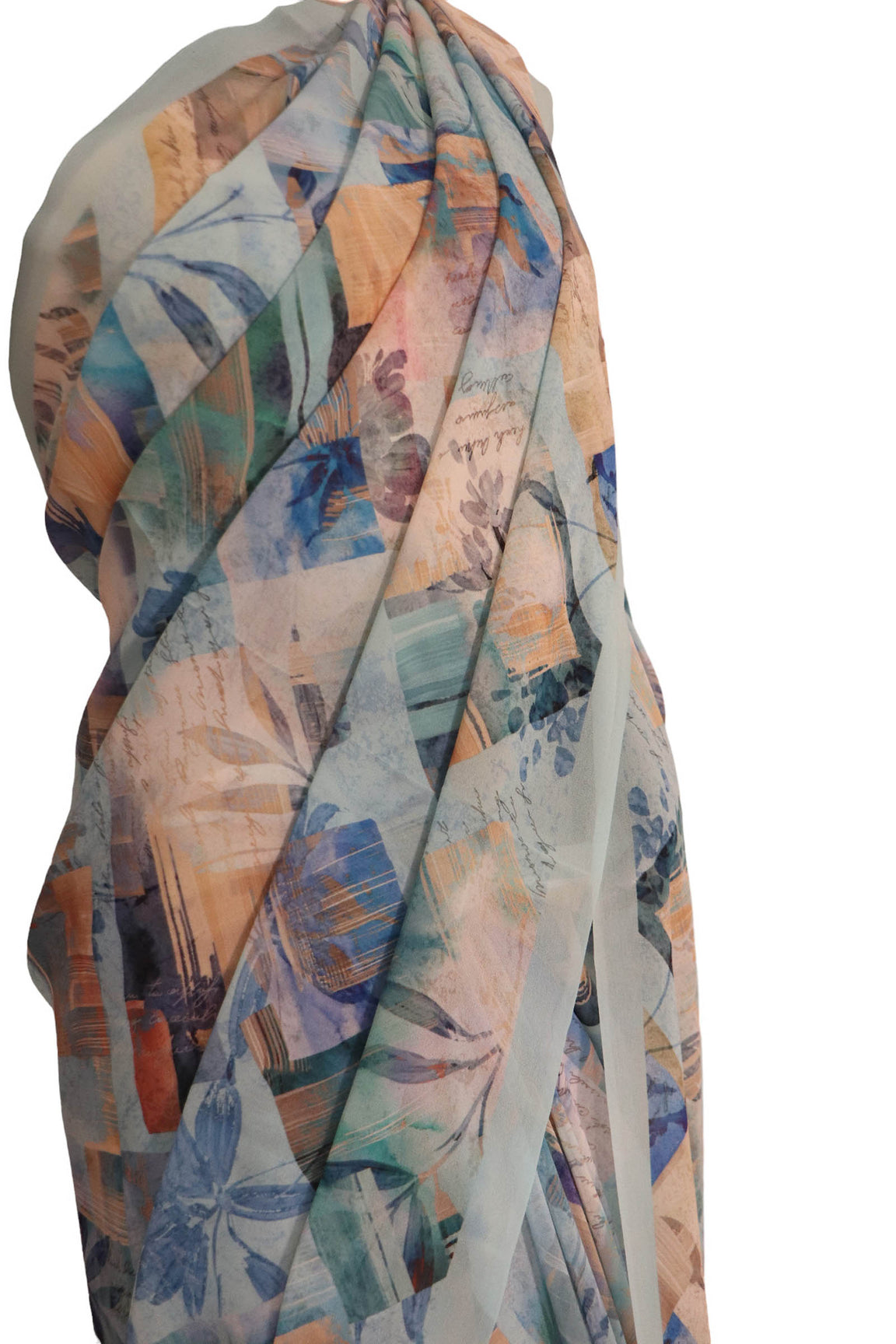 Exclusive Pure Printed Georgette Silk Saree AJ201921