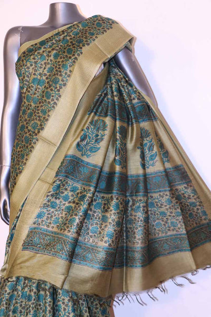 Exclusive Pure Soft Tussar Silk Saree AI201984