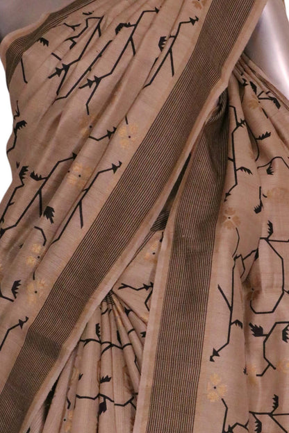 Handloom Pure Tussar Silk Saree AL203710