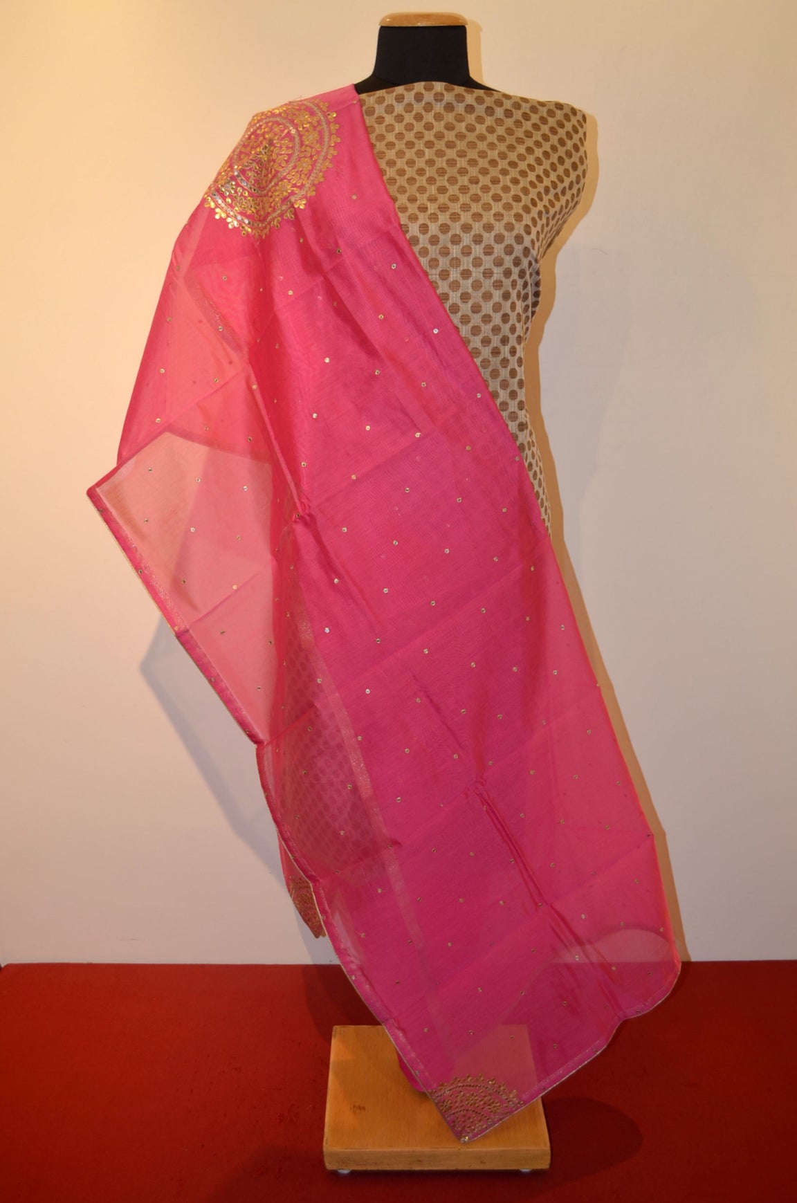 Party Wear Exclusive Unstitched Pure Cotton Suit AD201348