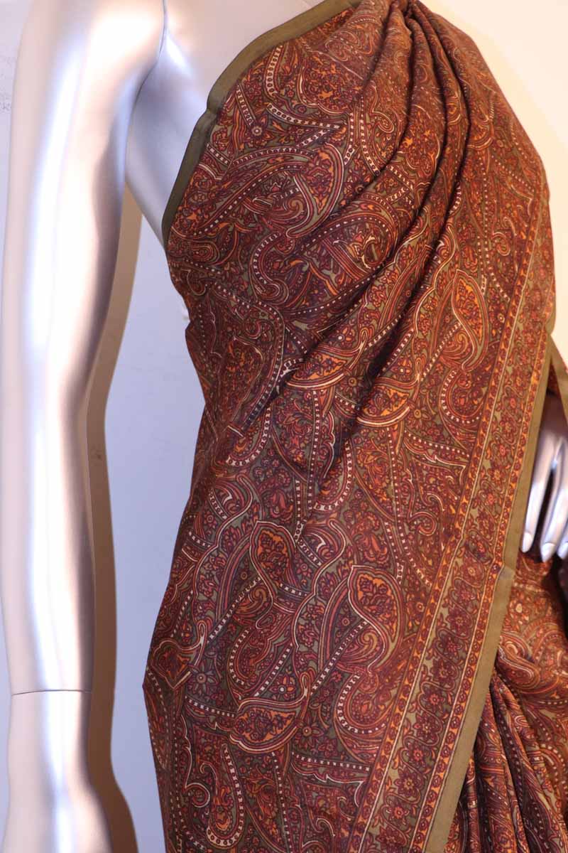 Pure Printed Silk Saree AI205549