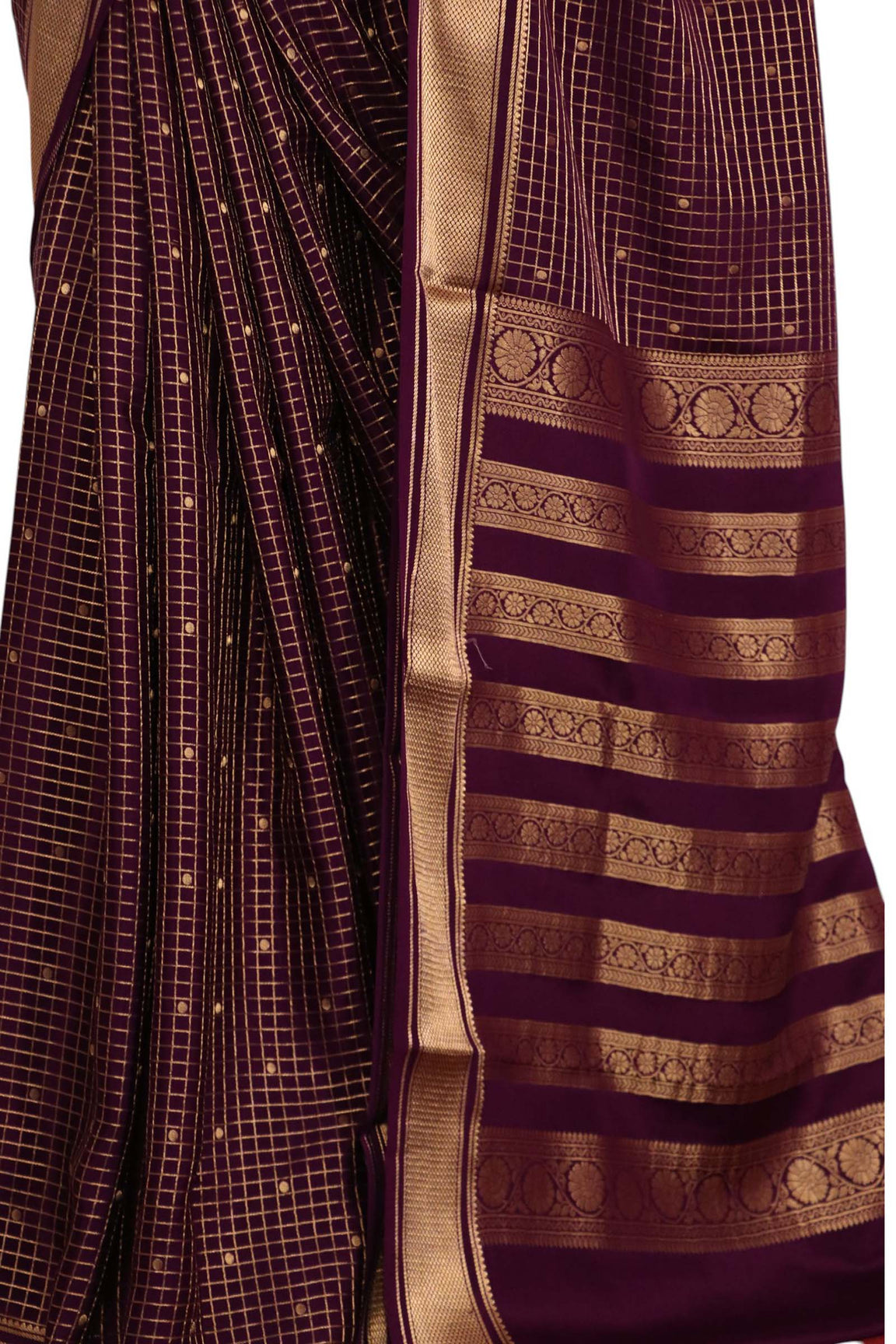 Pure Mysore Crepe Silk Saree AL211373