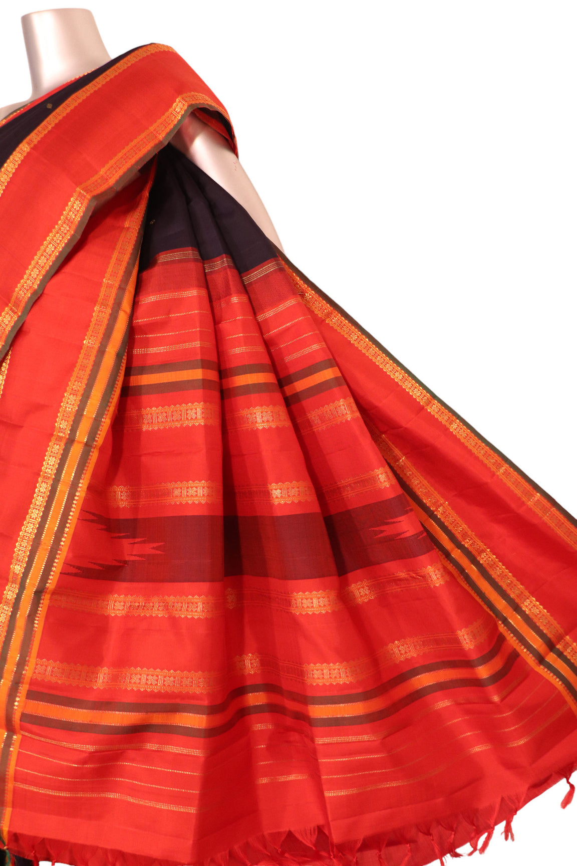 Pure Handloom Wedding Kanjeevaram Silk Saree AK201854