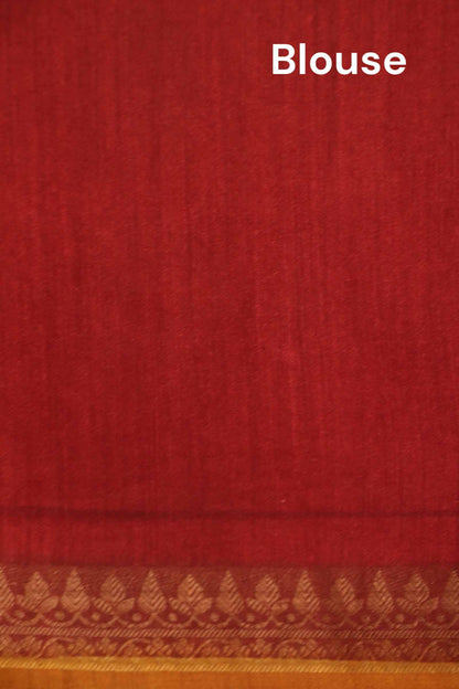Floral Exclusive Pure Tussar Silk Saree AJ207695
