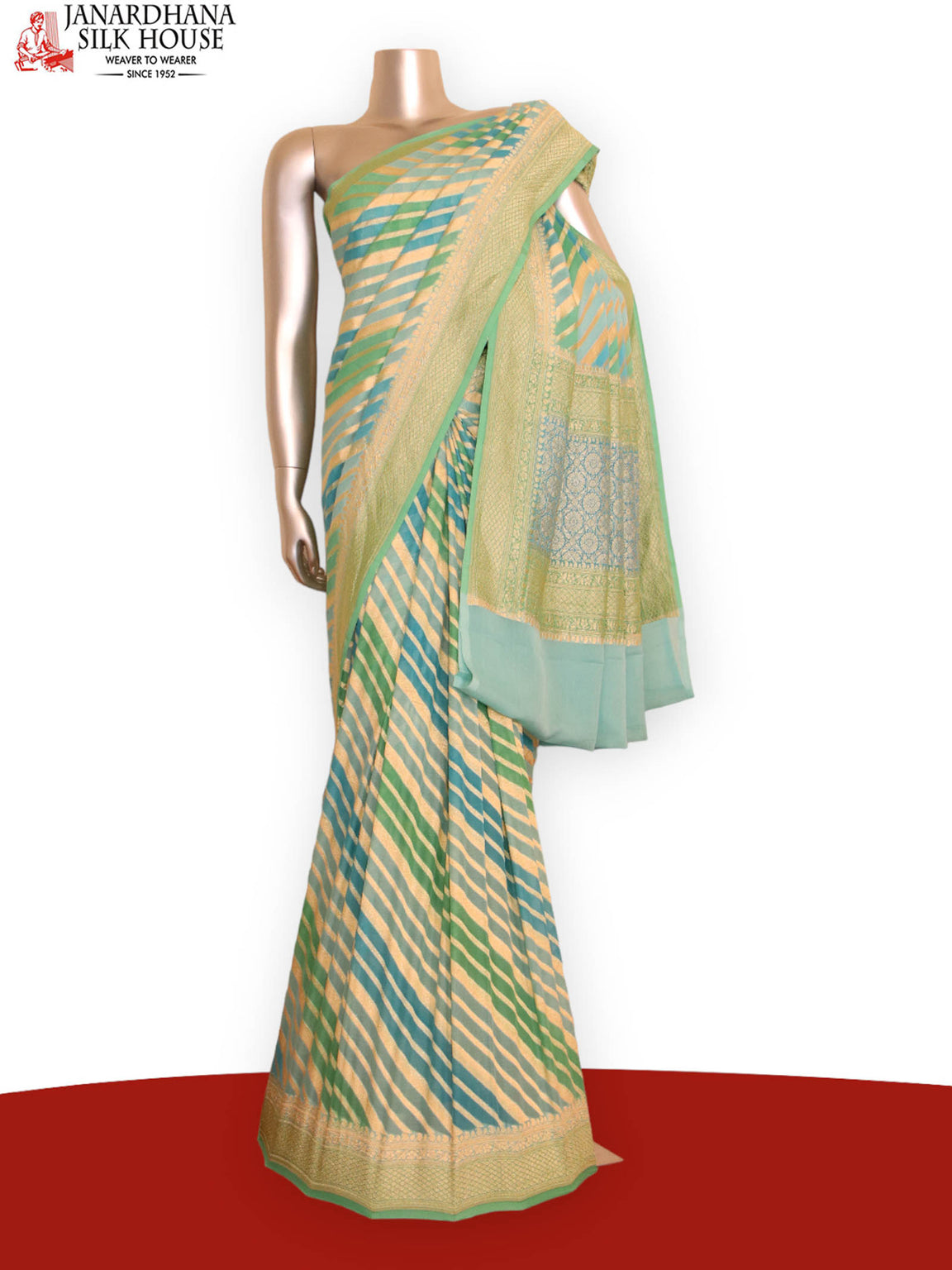 Designer Exclusive Banarasi Georgette Silk Saree AJ202447