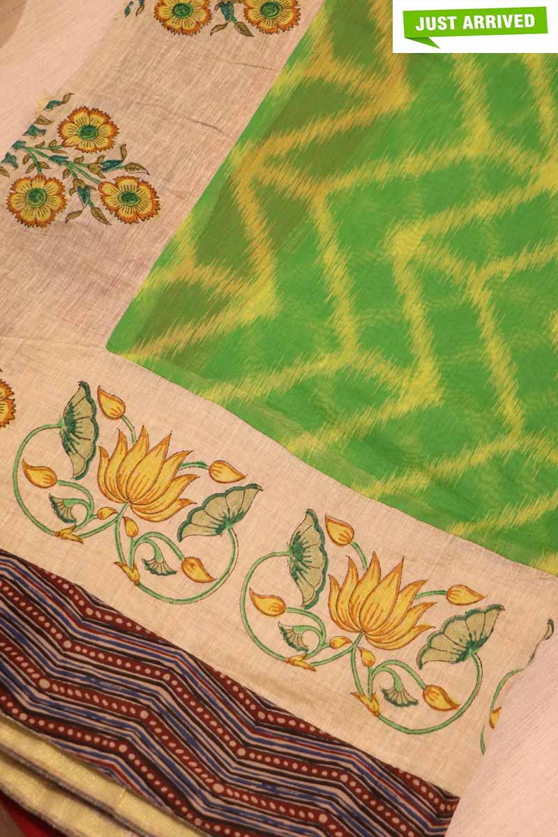 Pochampally Pure Silk Cotton Saree AH208169