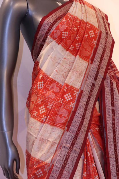 Master Weave &amp; Exclusive Handloom Pure Ikat Orissa Silk Saree AF210830