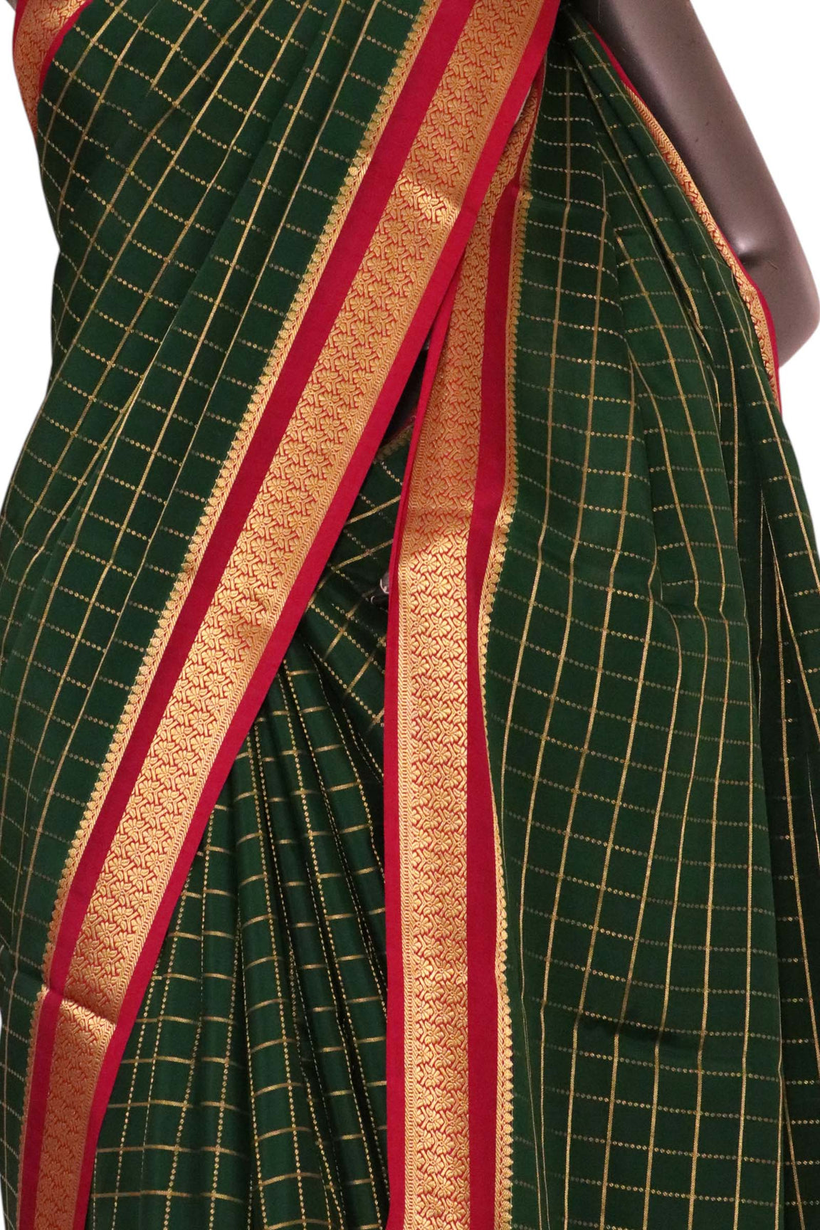 Pure Mysore Crepe Silk Saree AL211342
