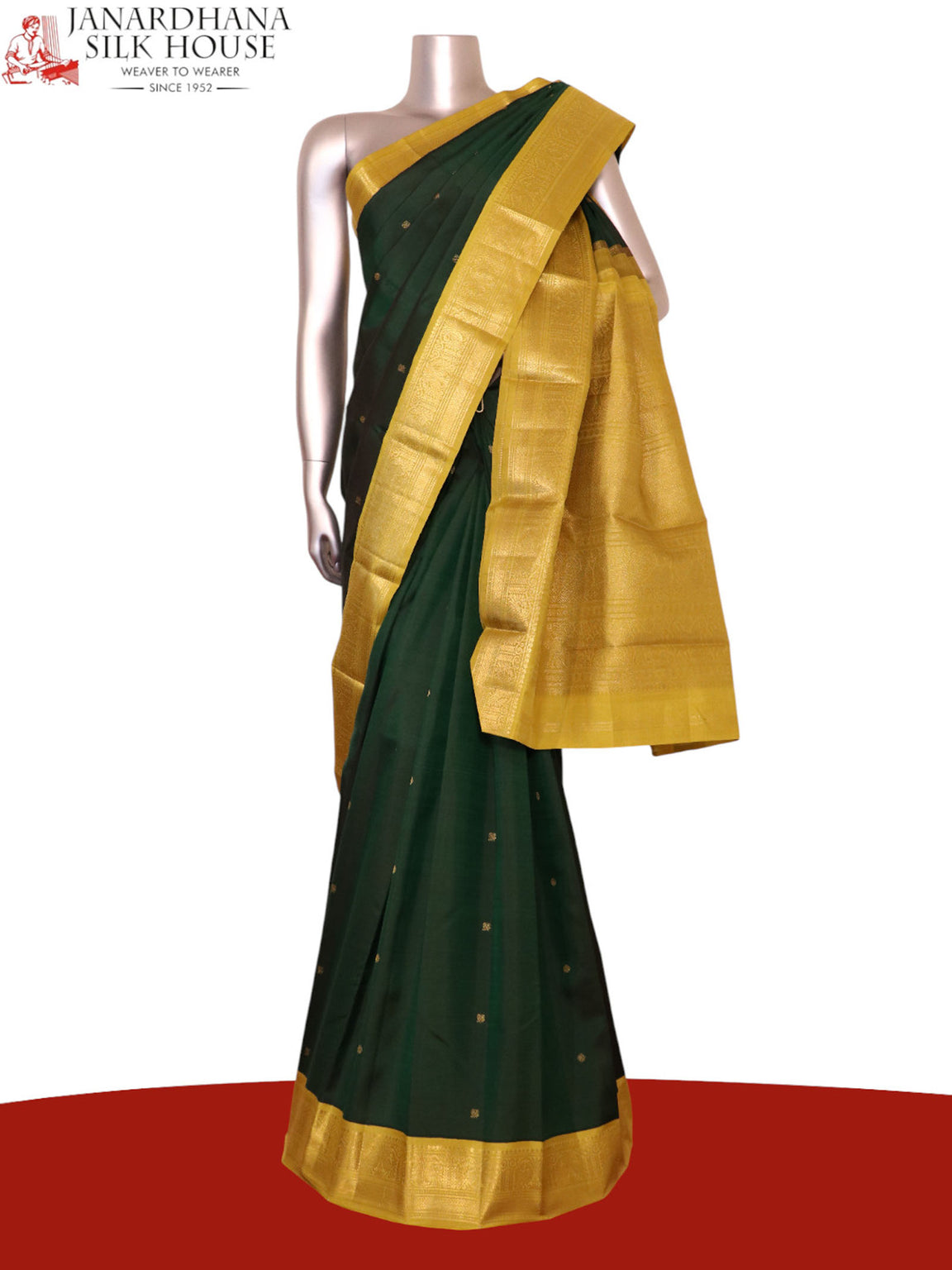 Pure Handloom Kanjeevaram Silk Saree AK212847