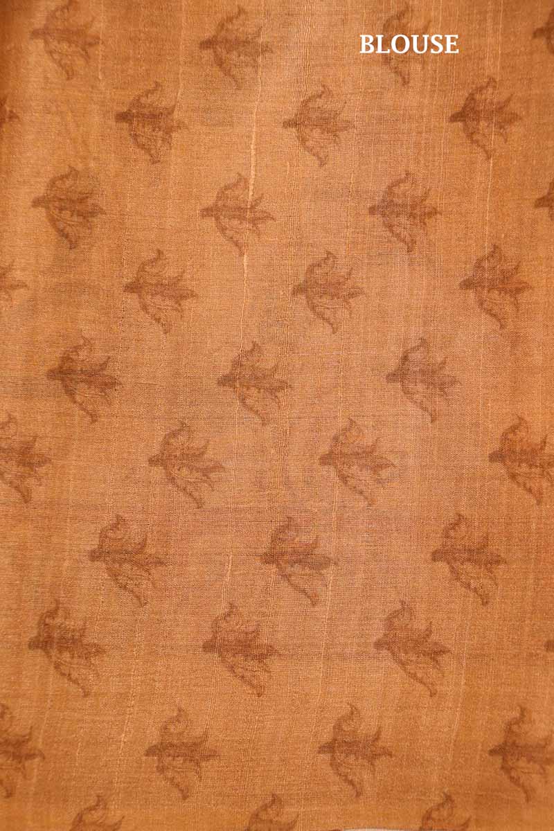 Exclusive Printed Pure Tussar Silk Saree AI207501