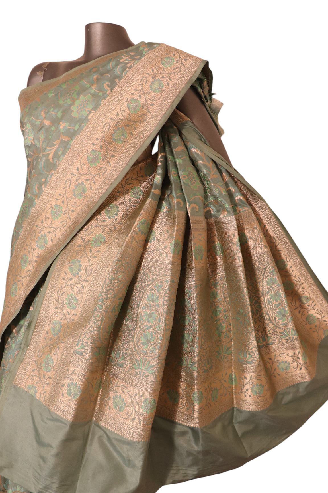 Designer Grand Wedding Banarasi Silk Saree AK206109