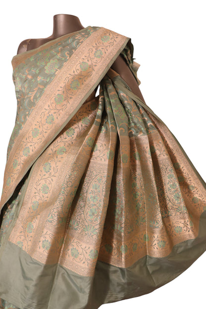 Designer Grand Wedding Banarasi Silk Saree AK206109
