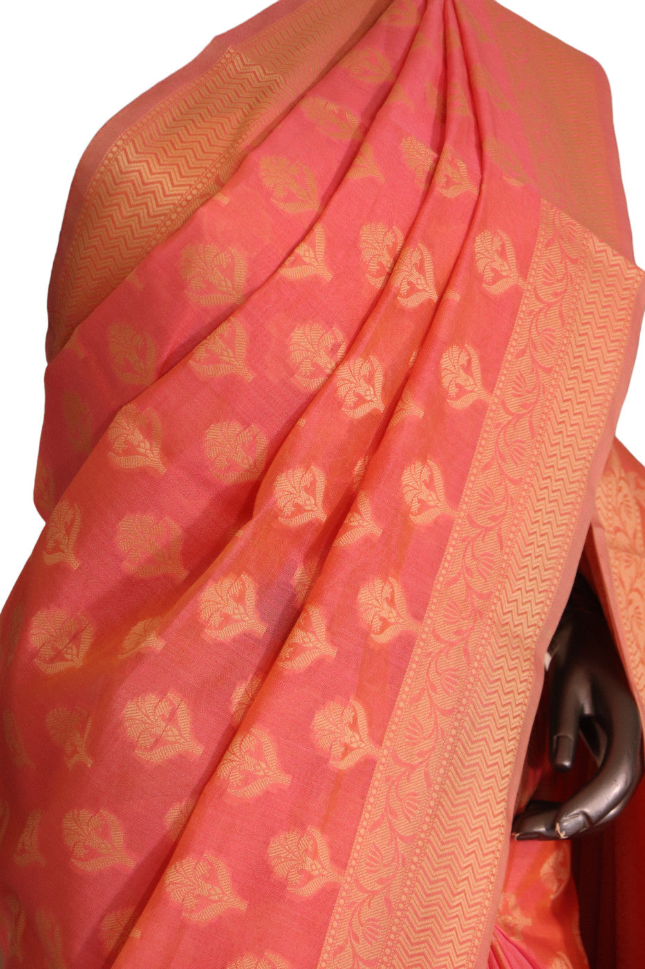 Handloom Exclusive Banarasi Cotton Saree AJ208179