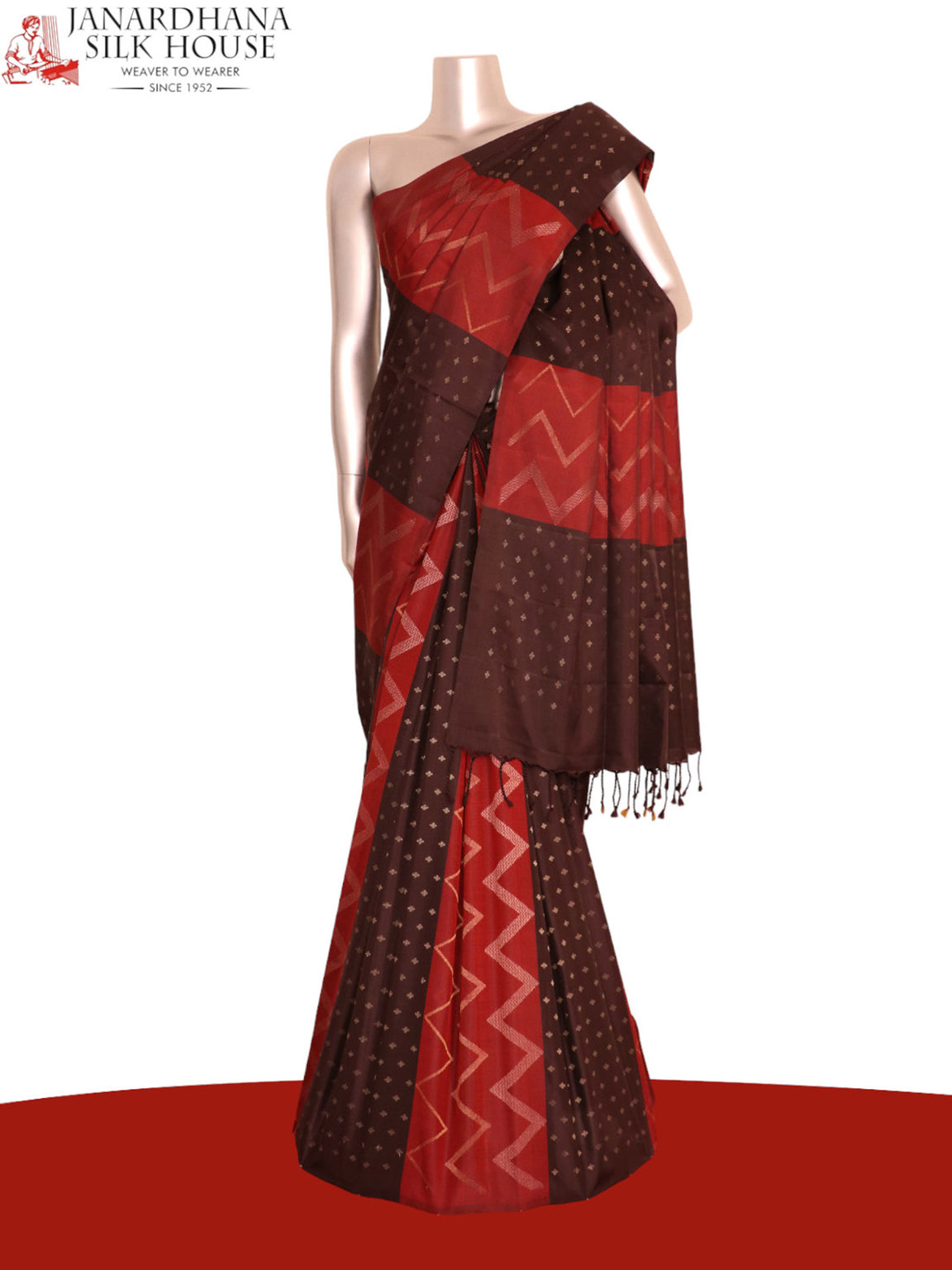 Exclusive Handloom Thread Weave Soft Silk Saree AK200587