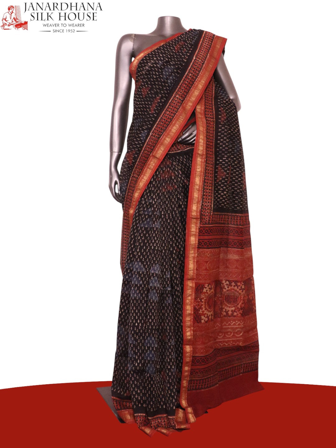 Exclusive Pure Chanderi Cotton Saree AL203871