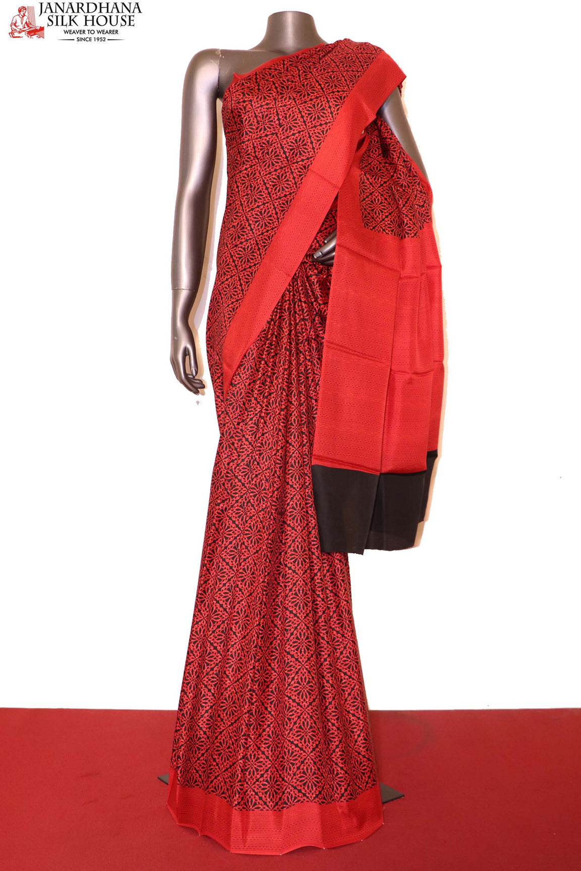 Exclusive Pure Printed Silk Saree-Finest Quality AH204860