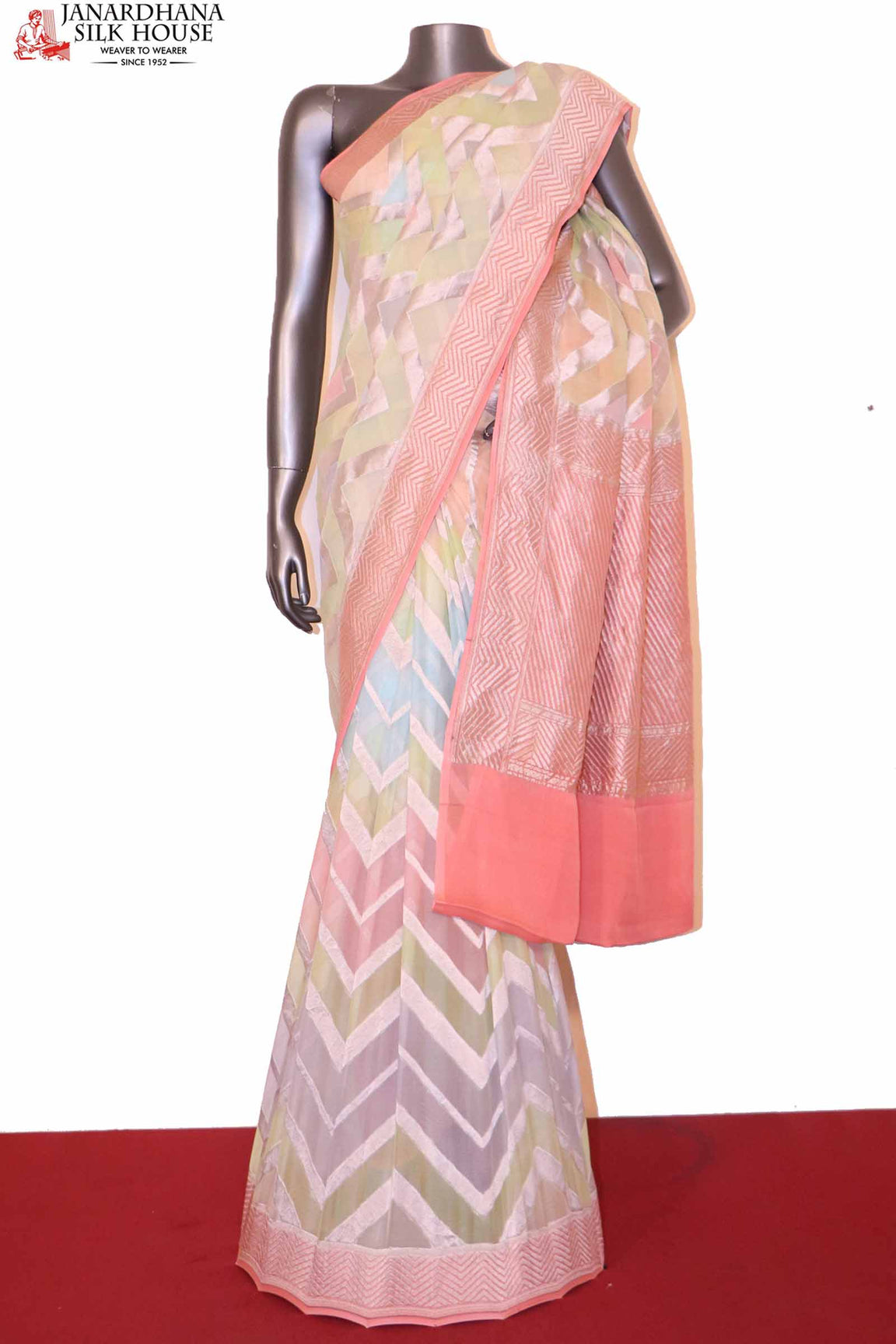 Designer Exclusive Banarasi Georgette Silk Saree AI202433