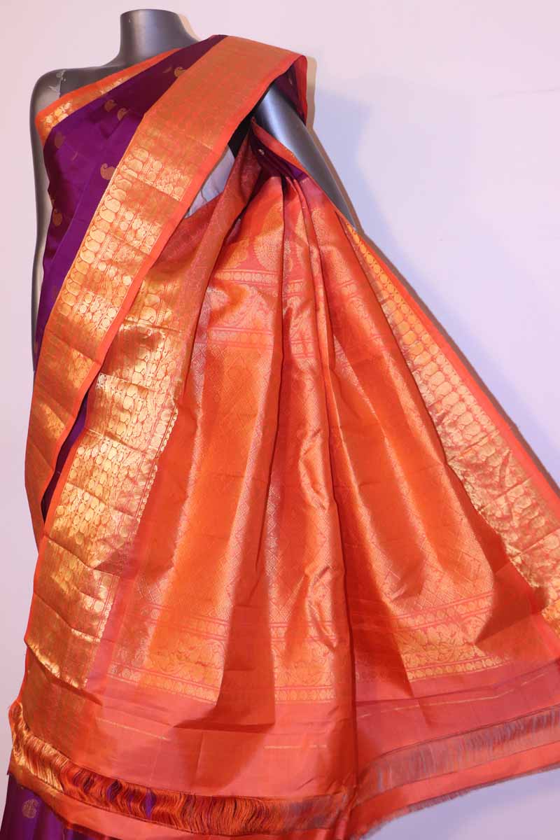 Grand Wedding Pure Gadwal Silk Saree AI203512