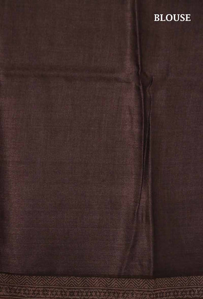 Exclusive Printed Pashmina Tussar Silk Saree AI208516