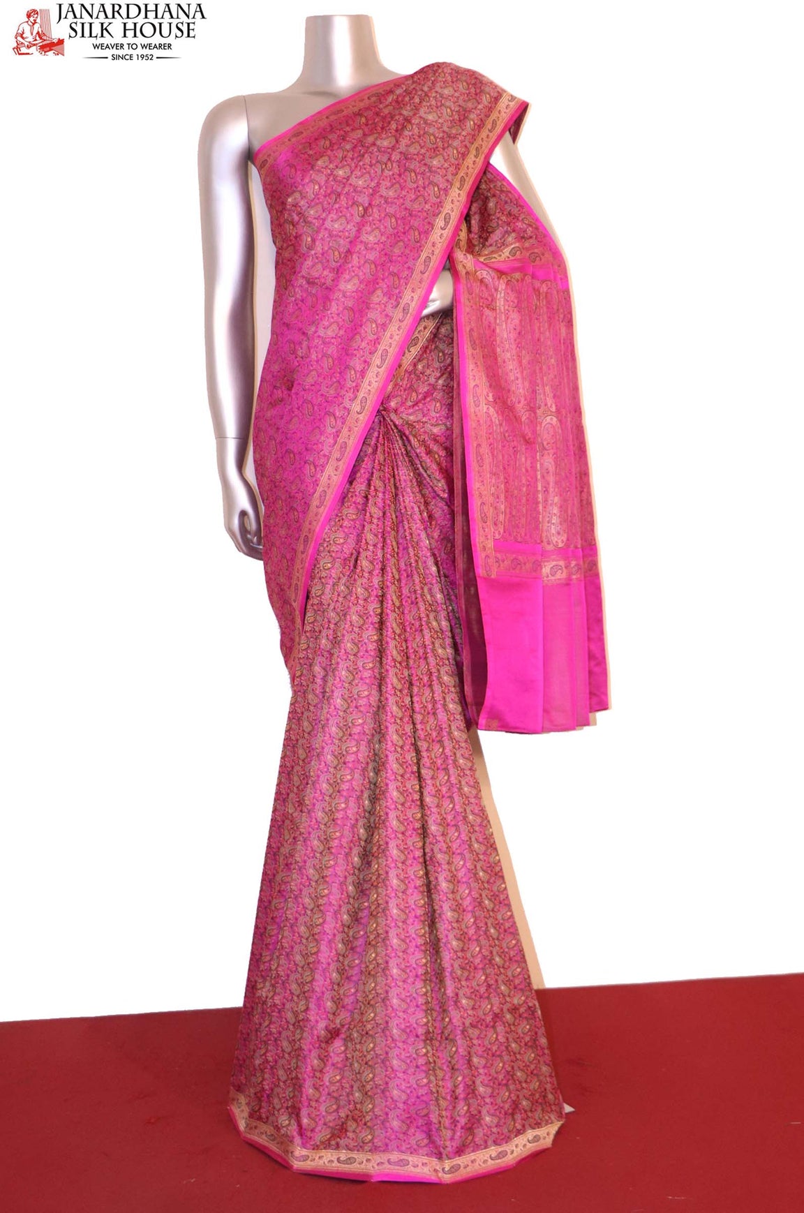 Exclusive Satin Tanchoi Silk Saree AI207606