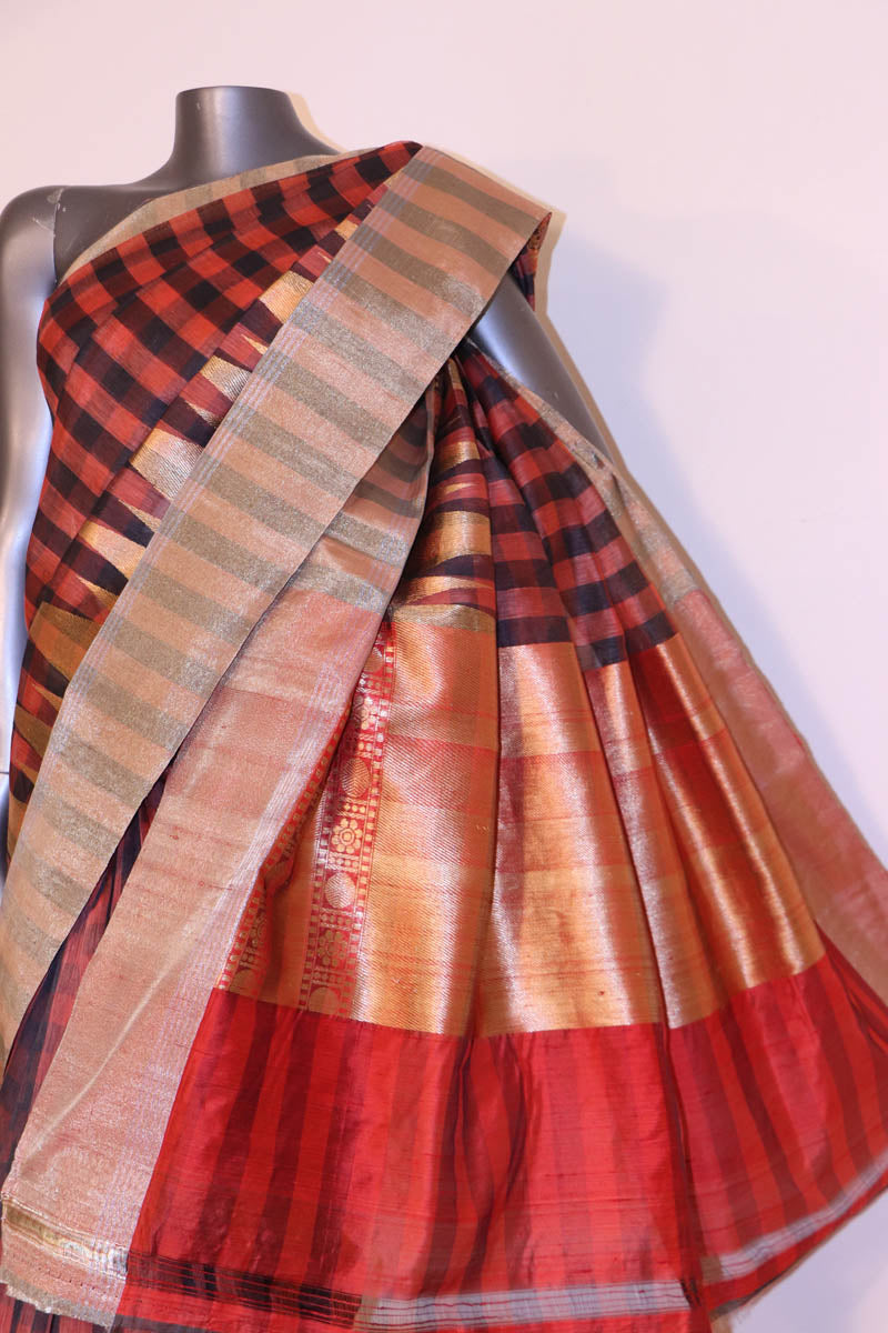 Handloom Banarasi Kora Silk Saree AE201521