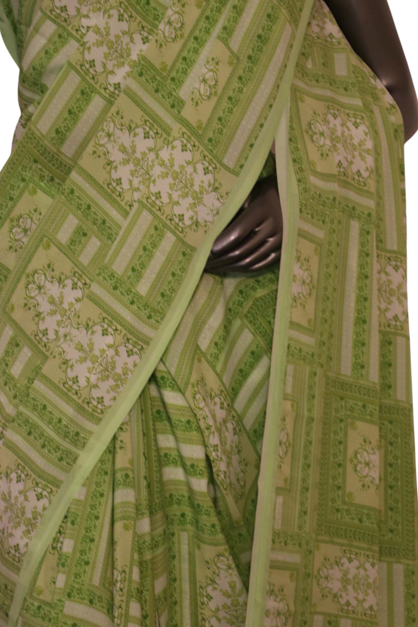 floral  pure crepe silk saree al200642