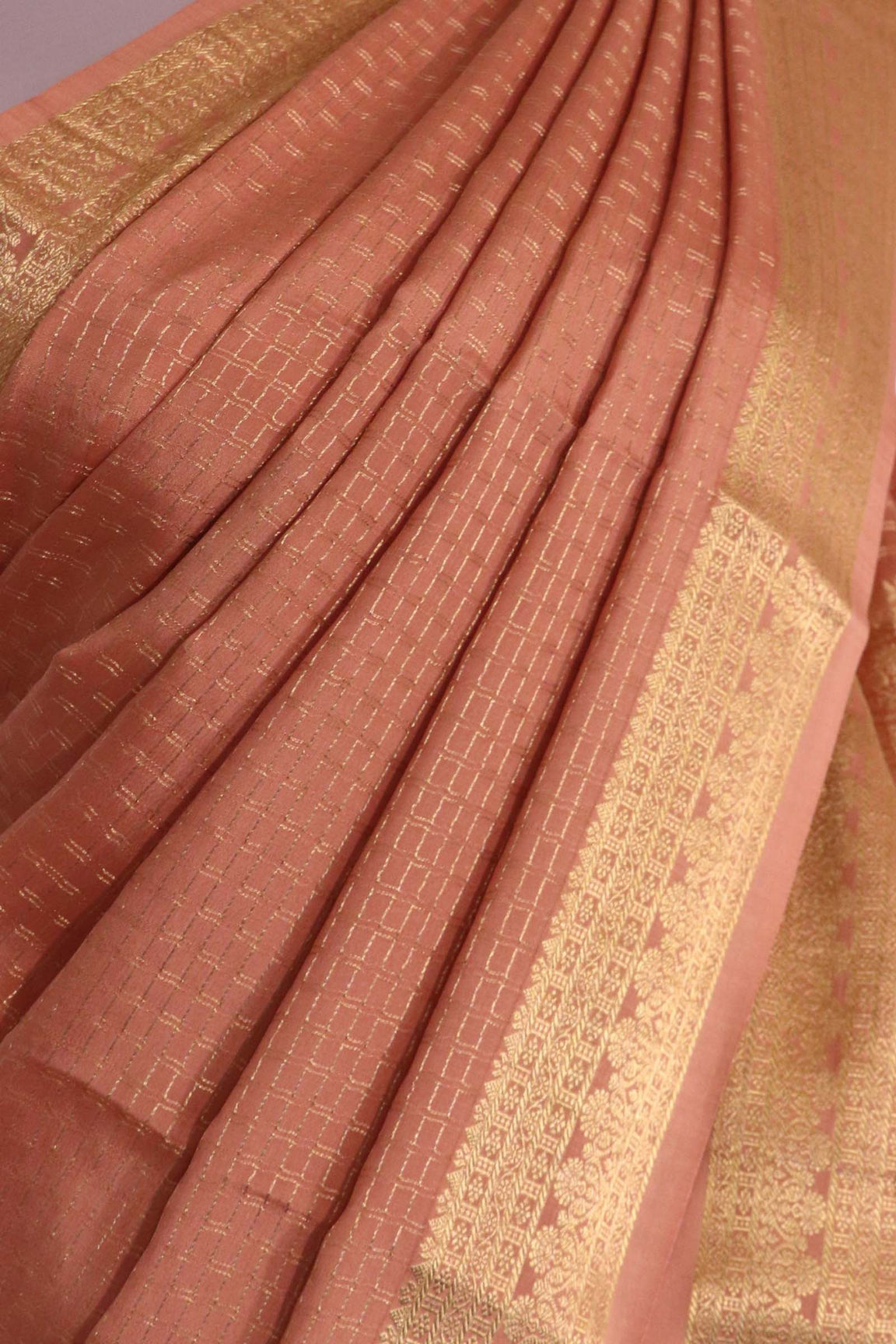 Pure Mysore Crepe Silk Saree AL212791