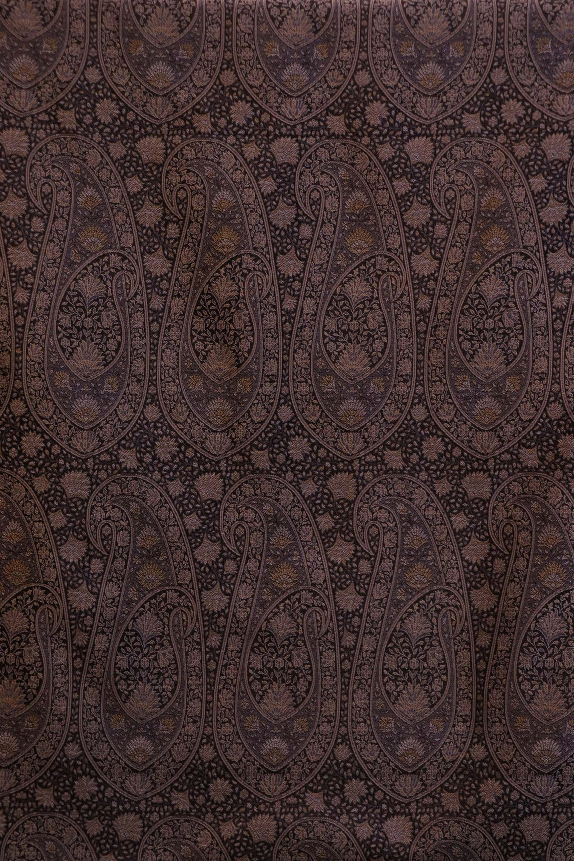 Handloom Pure Silk Jamawar Fabric AK204598