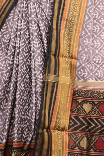 Pure Handloom Patola Ikat Silk Saree AL211557
