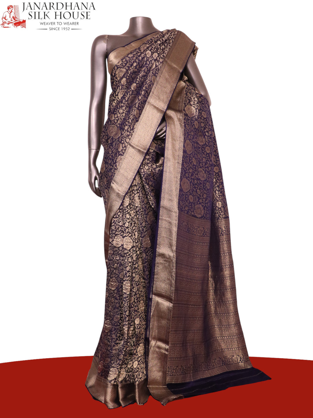 Exclusive Pure Crepe Silk Saree AL202526