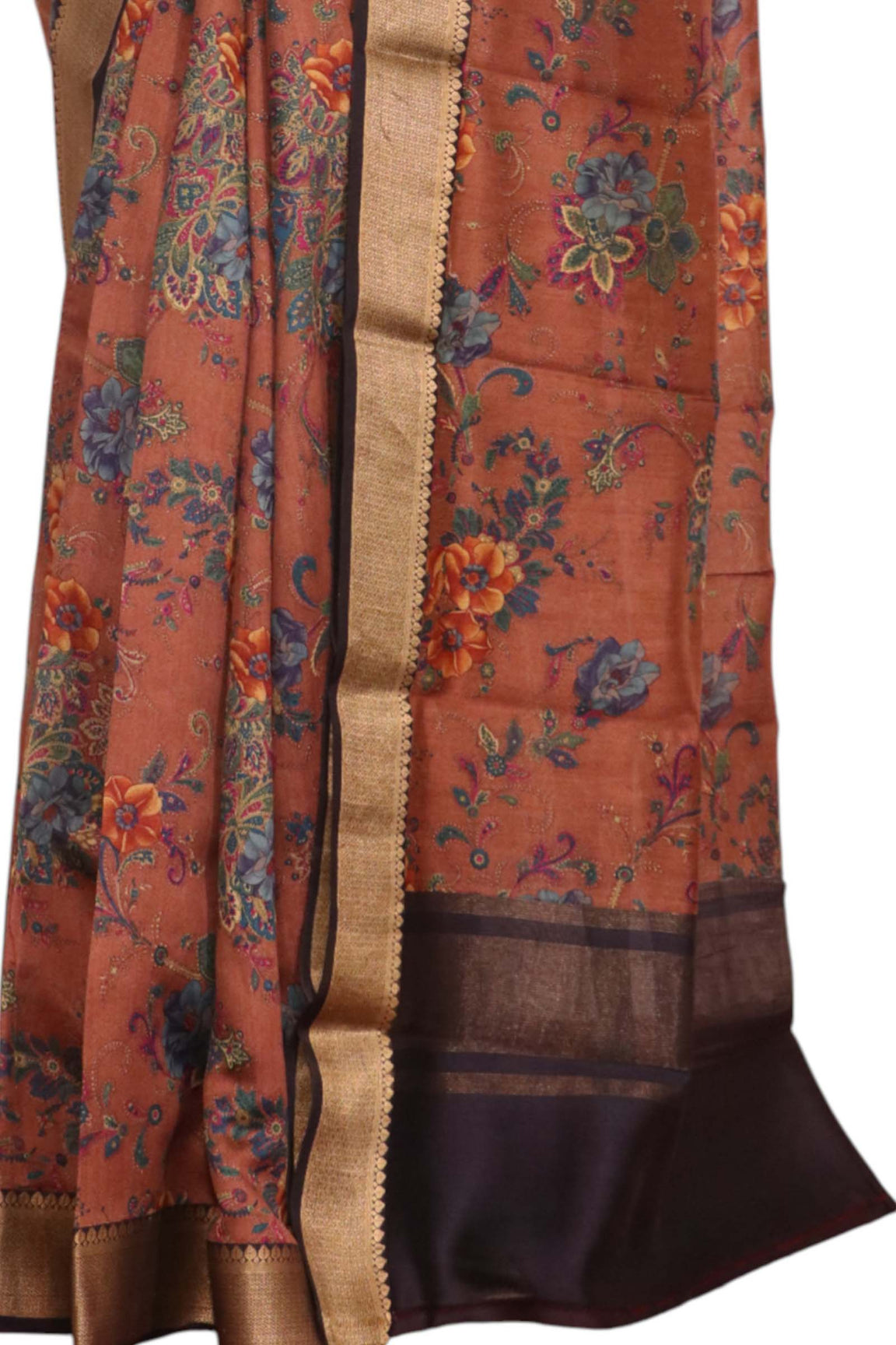 Floral Pure Printed Silk Saree AK206211