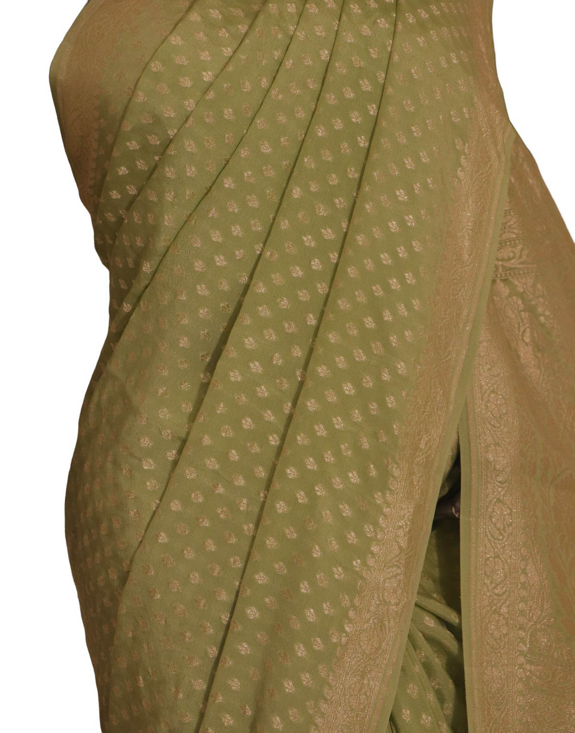 Exclusive Grand Banarasi Crepe Silk Saree AK201602